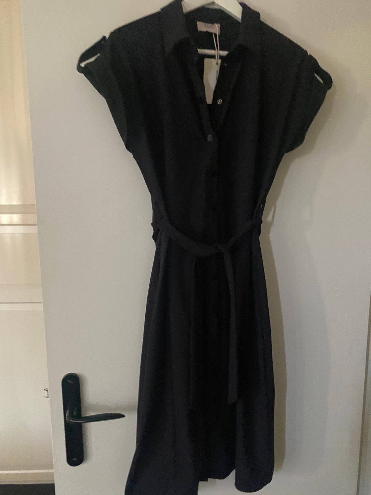 Nelie jurk maat l zwart simons travel, Zwart, Maat 42/44 (L), Nieuw, Ophalen of Verzenden