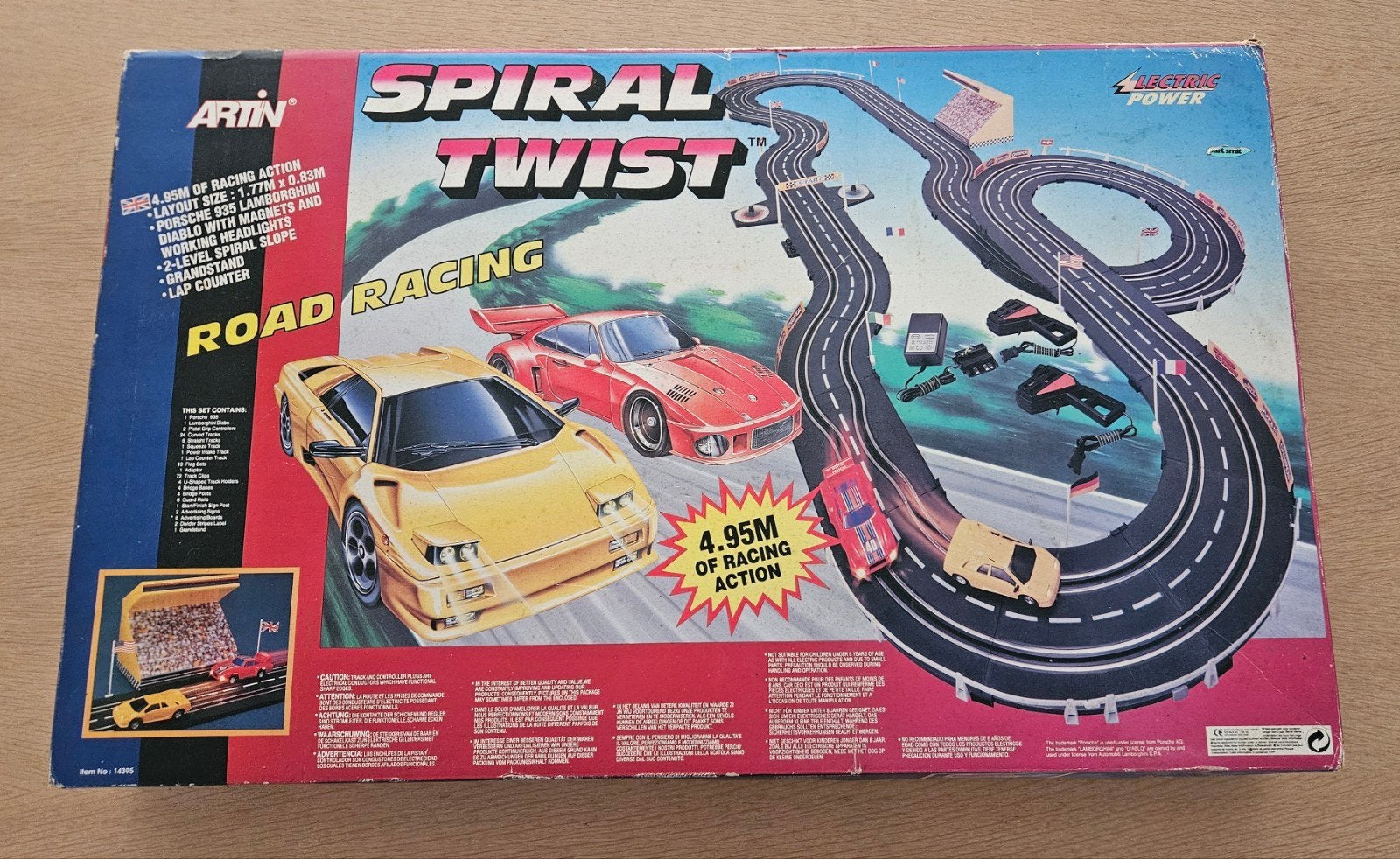 Artin Spiral Twist Racebaan - Vintage & Werkend, Overige merken, Ophalen of Verzenden, Elektrisch, Met looping