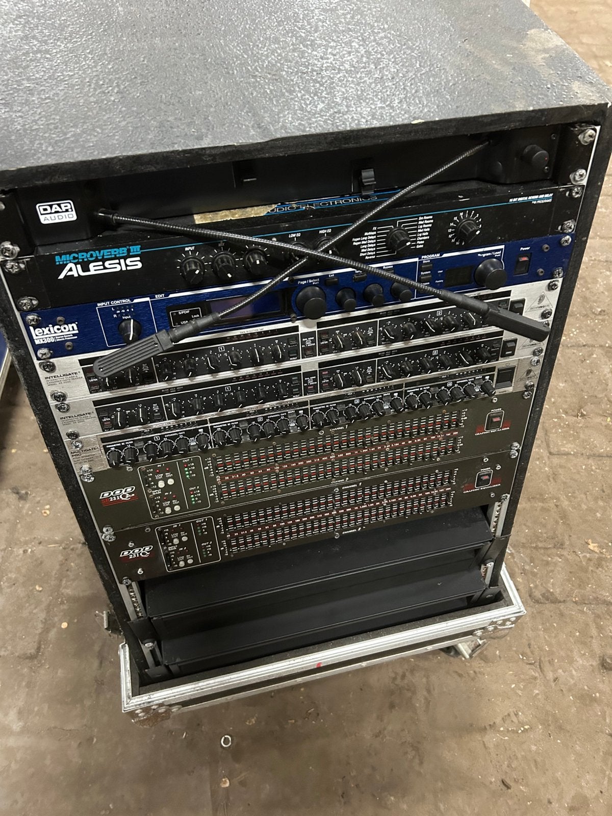 Effecten rack band/PA. Lexicon/alesis, Ophalen, Zo goed als nieuw