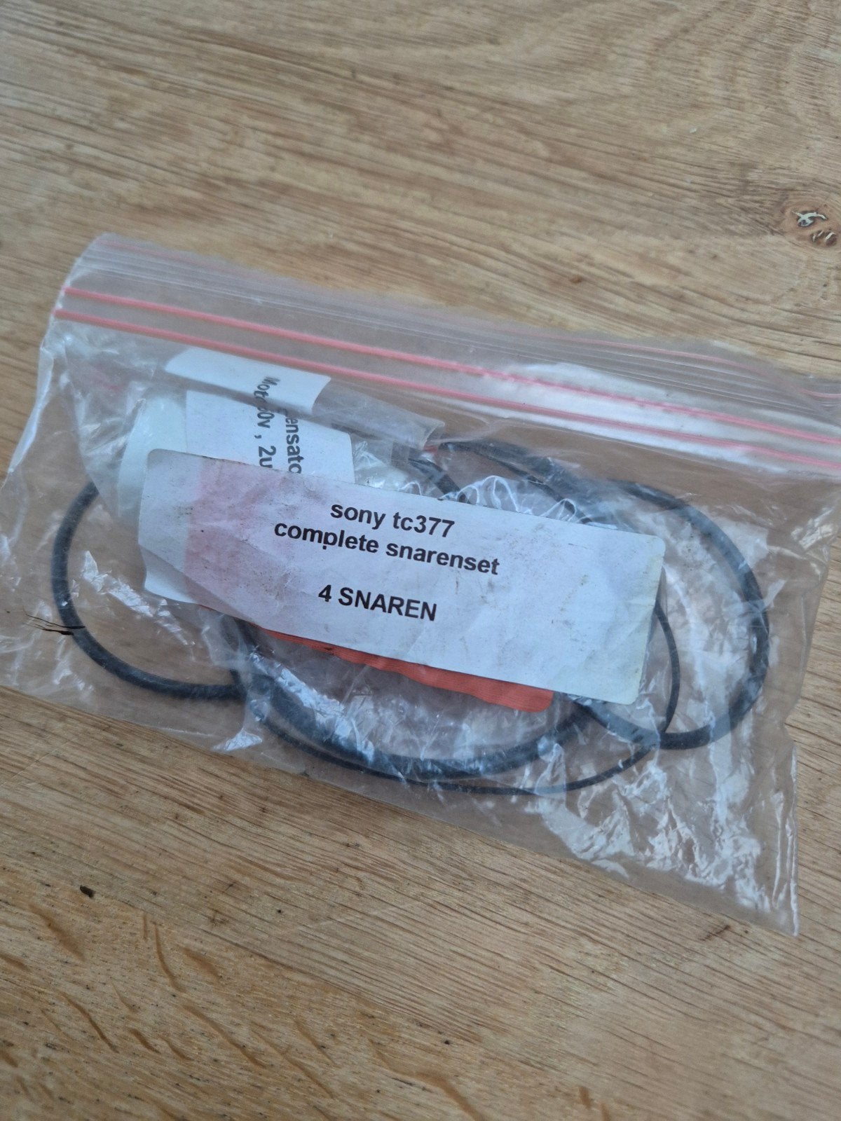 Sony TC377 snarenset - 4 snaren en motor condensator, Ophalen of Verzenden, Onderdeel