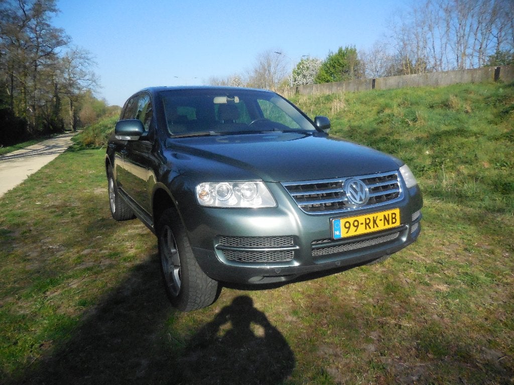 VW Touareg 3.2 V6, Automaat, Beige, Leder, Vierwielaandrijving