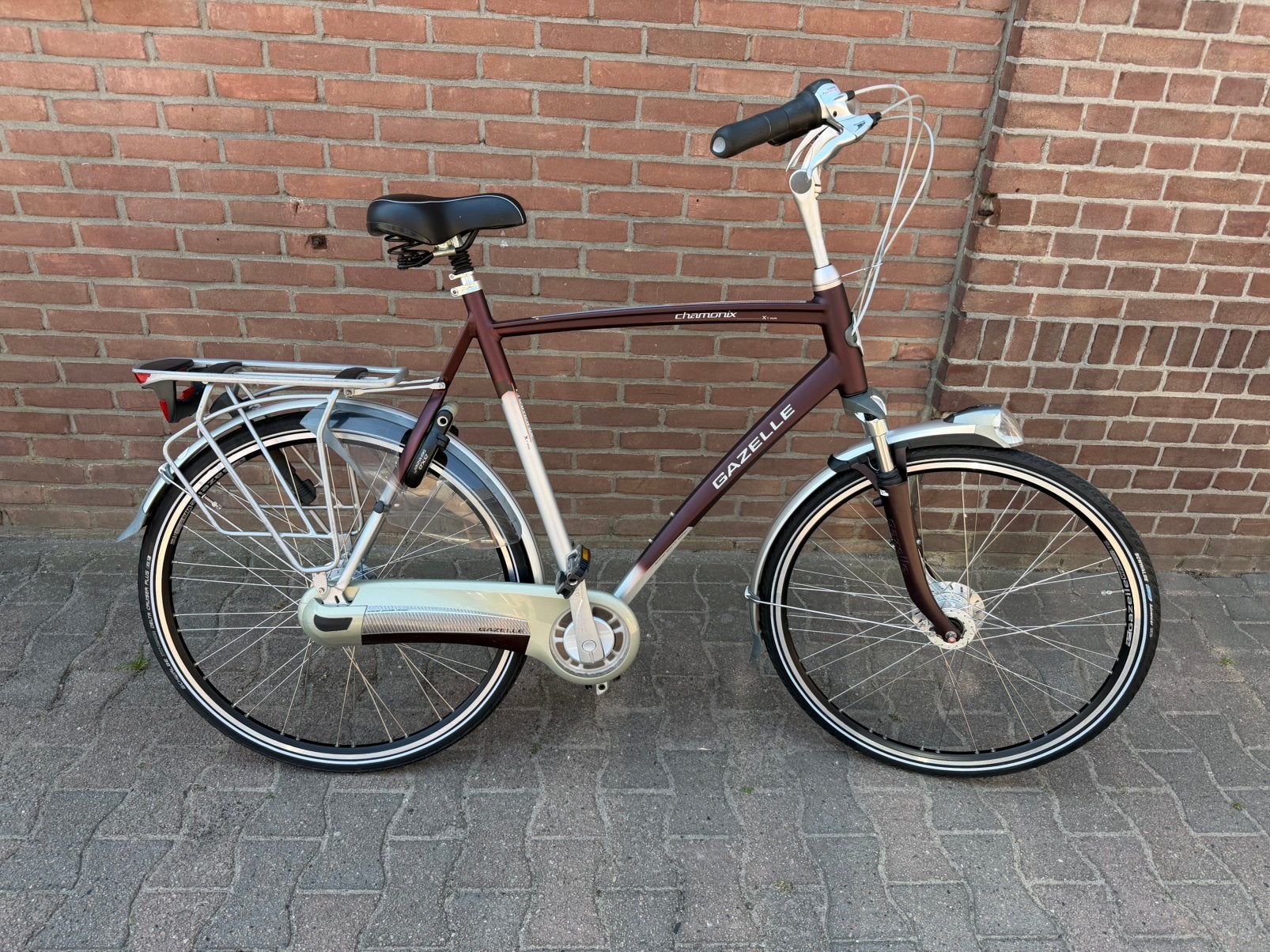 Te koop zeer nette gazelle chamonix herenfiets fiets 65 cm, Ophalen, Versnellingen, Zo goed als nieuw, 65 cm of meer
