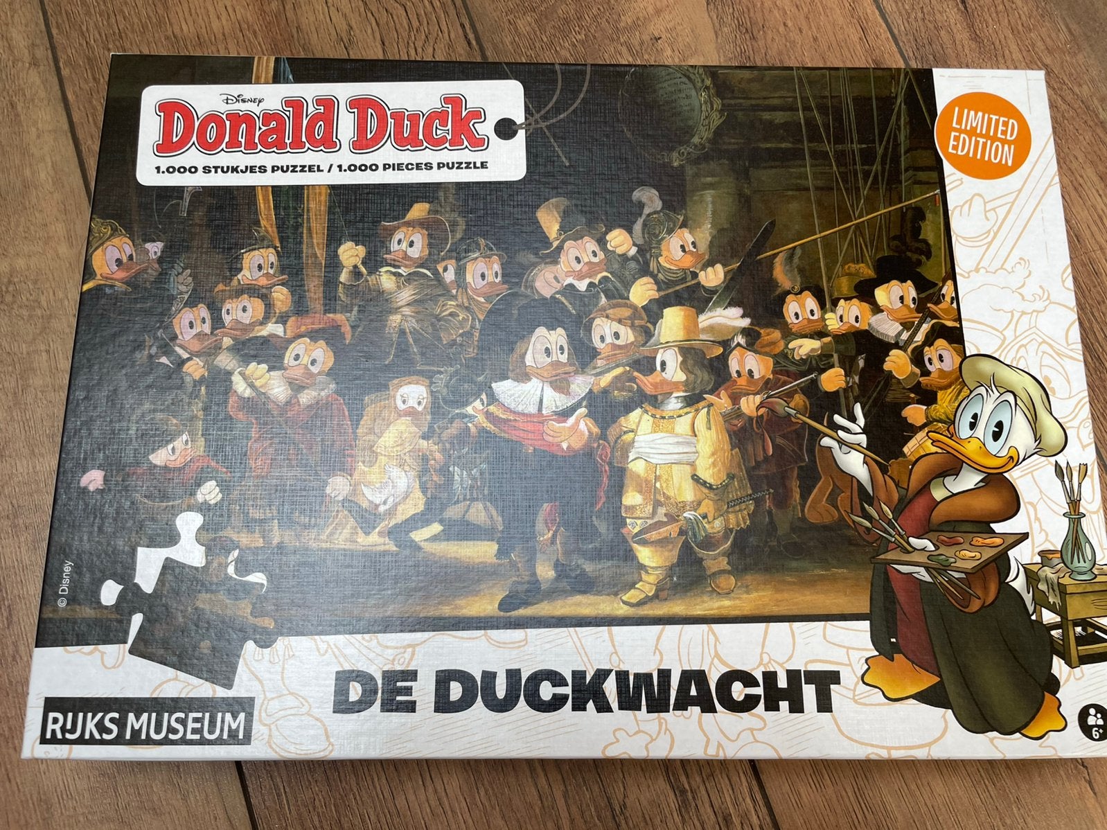 Donald Duck puzzel De Duckwacht, Ophalen of Verzenden, 500 t/m 1500 stukjes, Nieuw, Legpuzzel