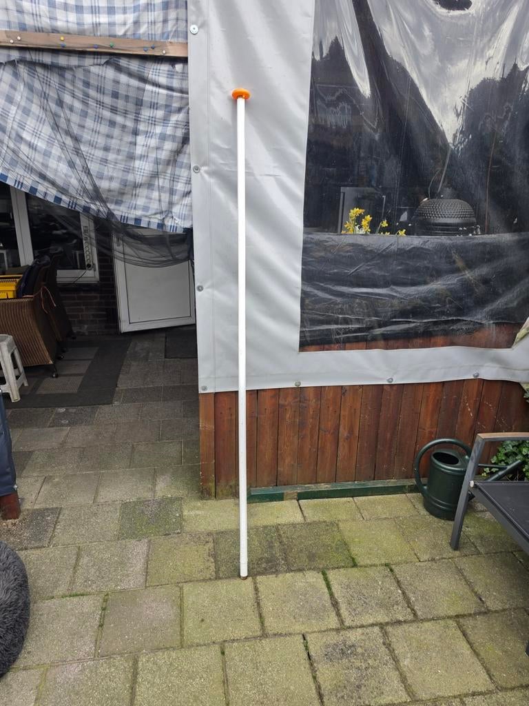 1 vlaggenmast stok zie foto,s er van., Diversen, Vlaggen en Wimpels, Ophalen of Verzenden