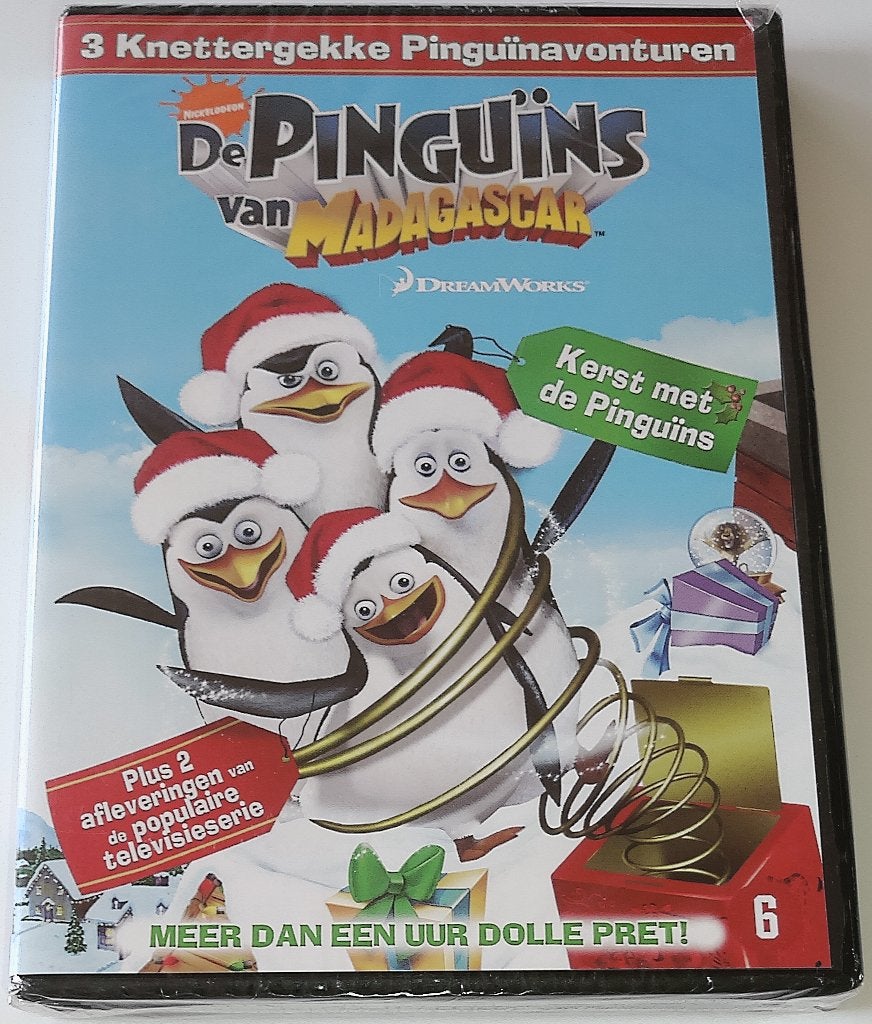 Dvd *** PINGUÏNS VAN MADAGASCAR *** Kerst met de Pinguïns, Animatie, Amerikaans, Nederlands, Ophalen of Verzenden