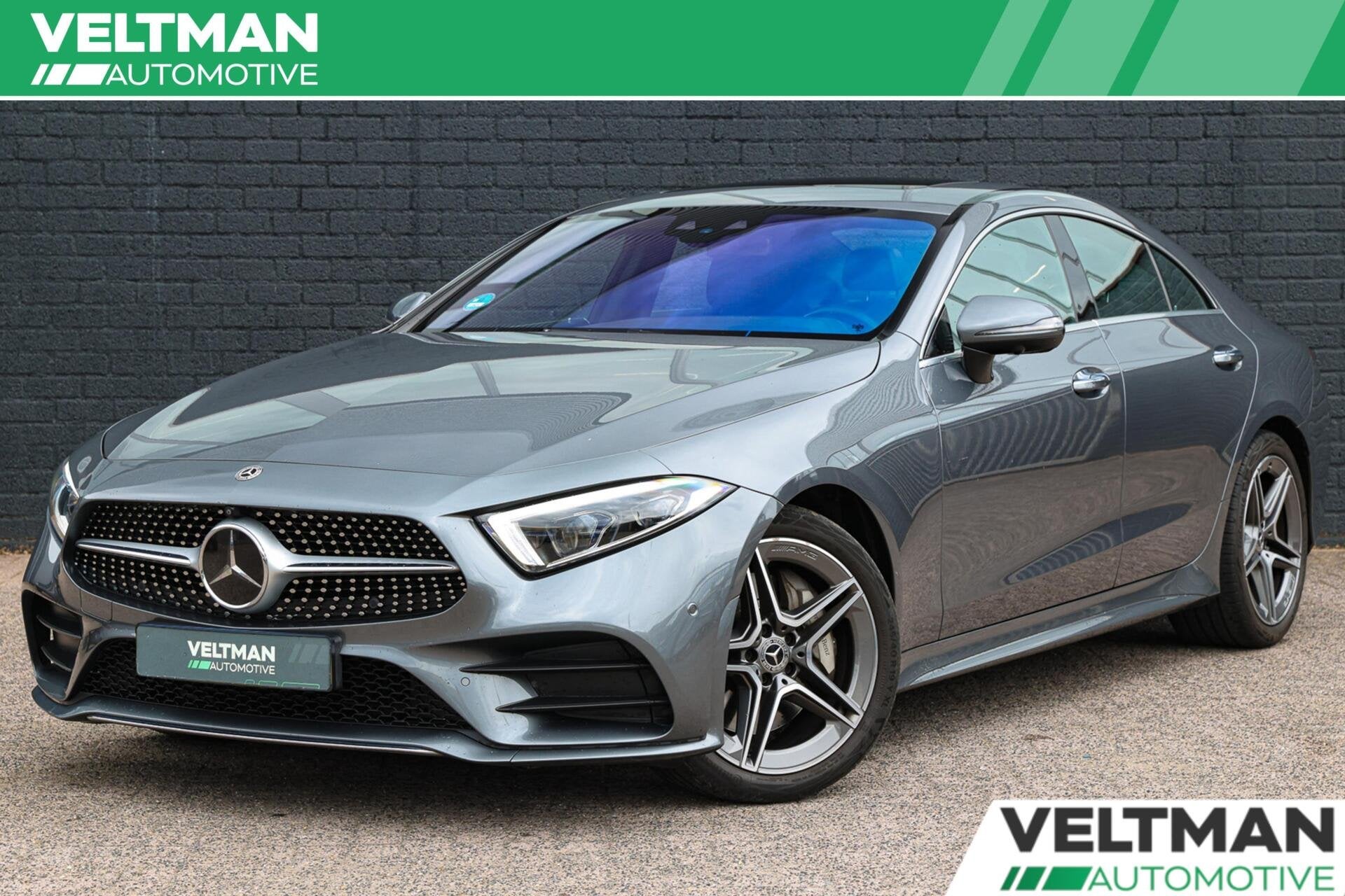 Mercedes CLS-klasse 450 4MATIC AMG LINE DISTRONIC LEDER HEAD, Auto's, Mercedes-Benz, Gebruikt, 367 pk, Leder, Bedrijf