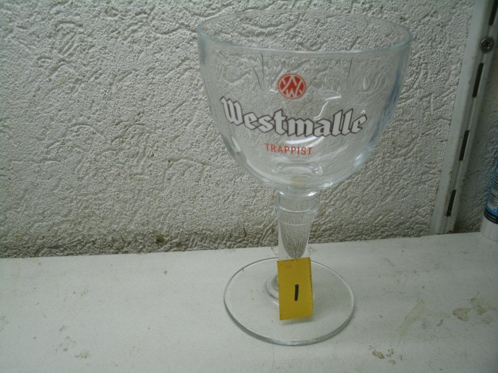 61c bierglas westmalle, Ophalen of Verzenden, Overige stijlen