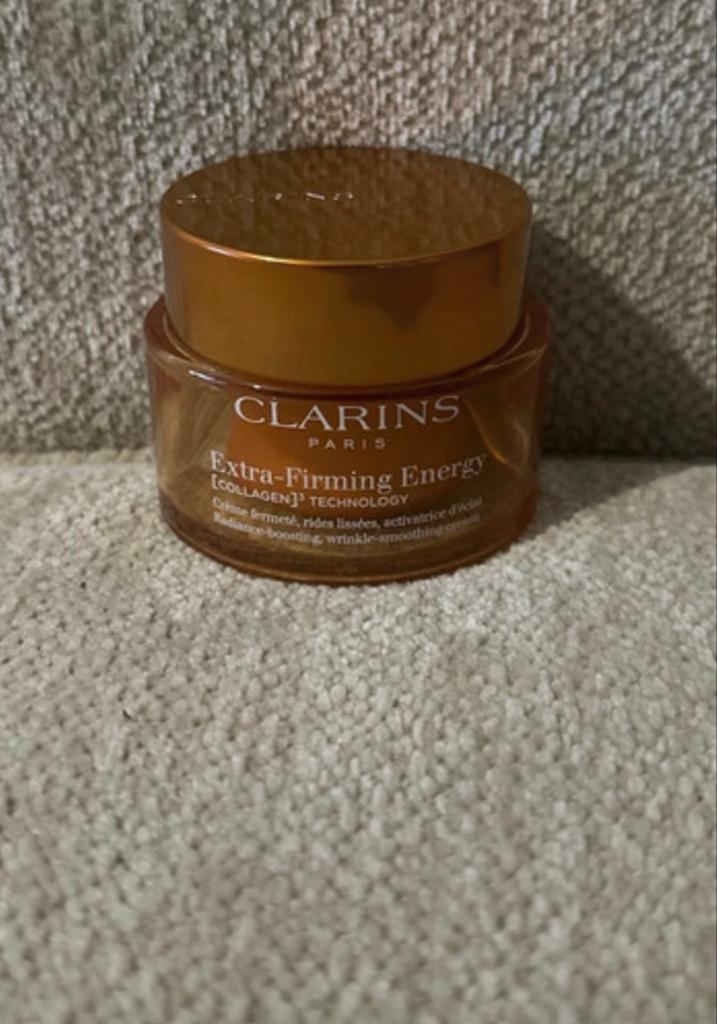 Clarins Extra-Firming Energy Dagcrème, Ophalen of Verzenden, Zo goed als nieuw, Gehele gezicht, Verzorging