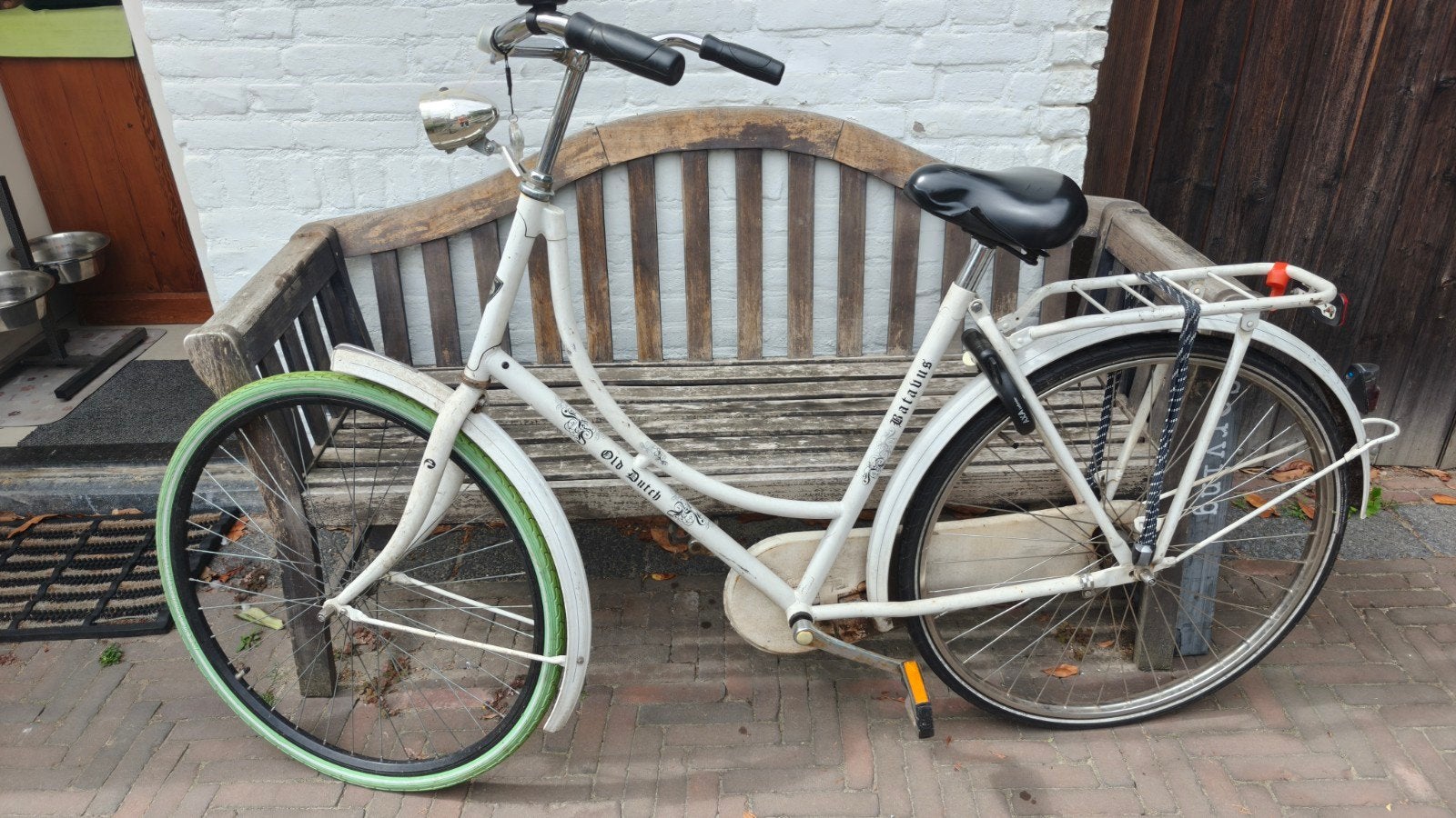 Batavus Old Dutch Damesfiets - Gebruikt, Fietsen en Brommers, Fietsen | Dames | Damesfietsen, Ophalen, Terugtraprem, Batavus, 53 tot 56 cm