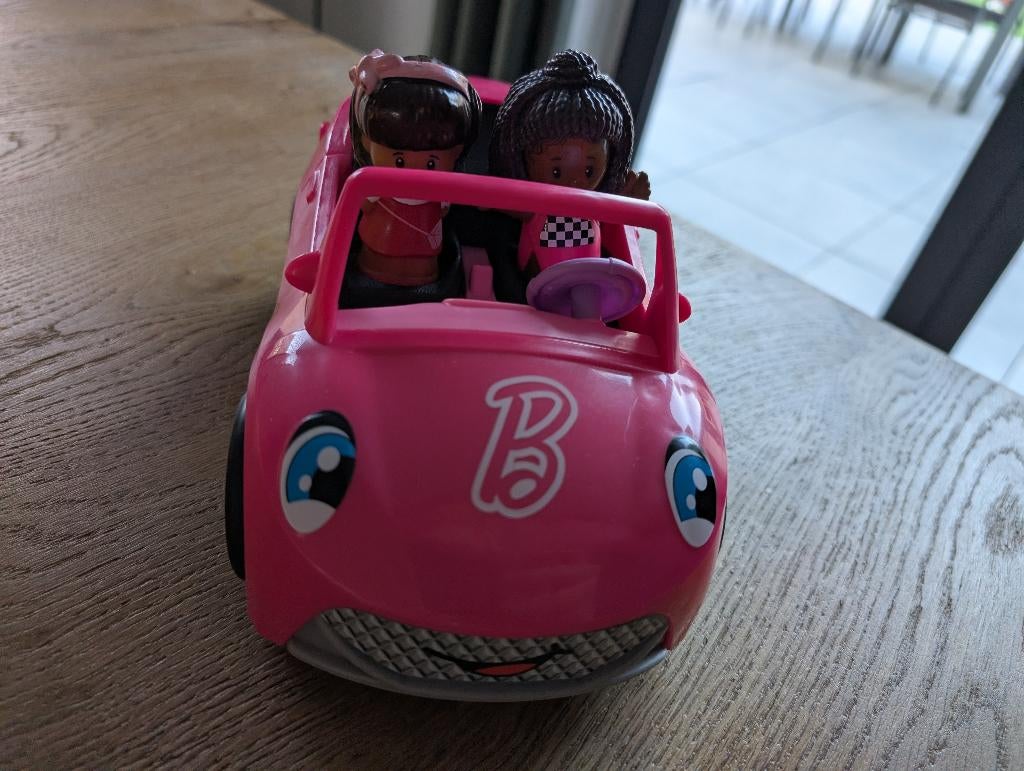 Barbie cabriolet little people, Ophalen, Nieuw, Speelset, Met geluid