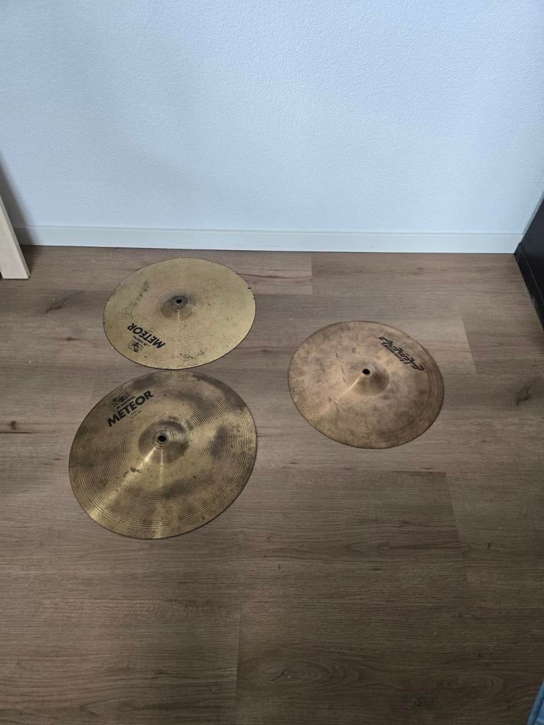 Drumset bekkens, Muziek en Instrumenten, Percussie, Ophalen, Gebruikt, Overige soorten