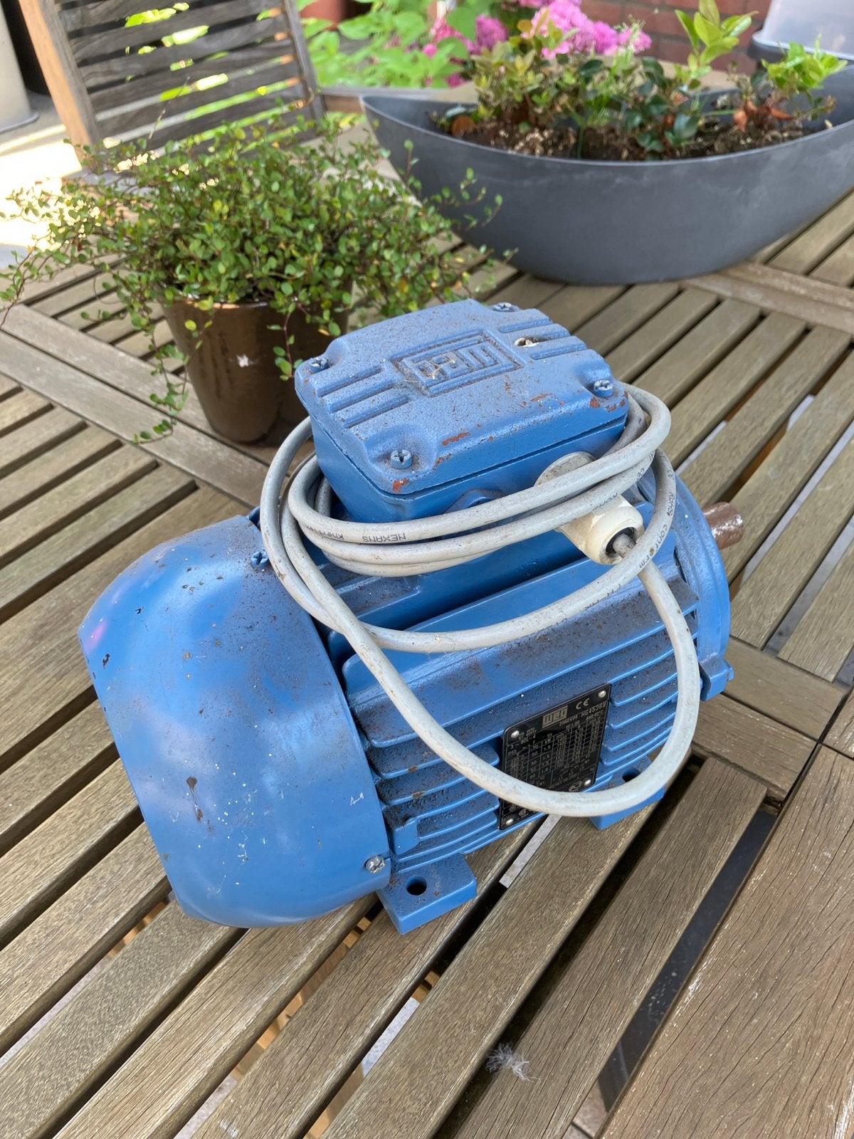 WEG Elektromotor 1.5 kW - Robuust en Betrouwbaar, Doe-het-zelf en Verbouw, Motoren, Ophalen