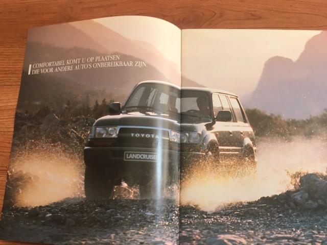 Toyota Tercel Allrad of Land Cruiser brochure/auto folder, Ophalen, Zo goed als nieuw, Toyota