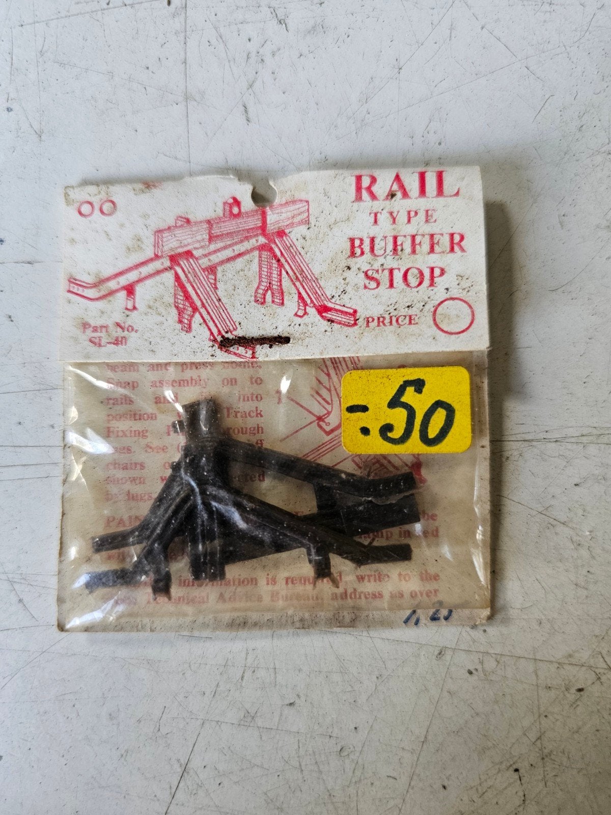 Modelspoor HO Stootblok / Stootjukken (Rail Type Buffer S, Ophalen of Verzenden, Nieuw, Overige typen