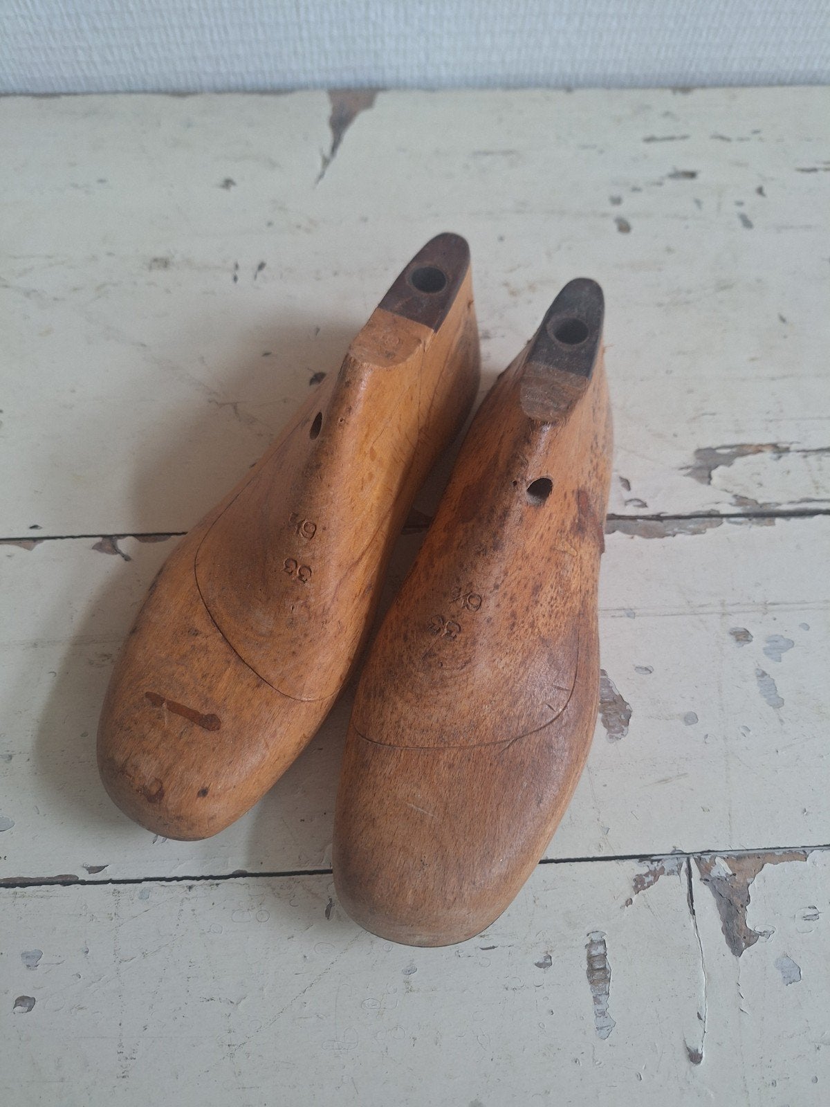 Brocante houten leesten, schoenmallen, Antiek en Kunst, Ophalen of Verzenden