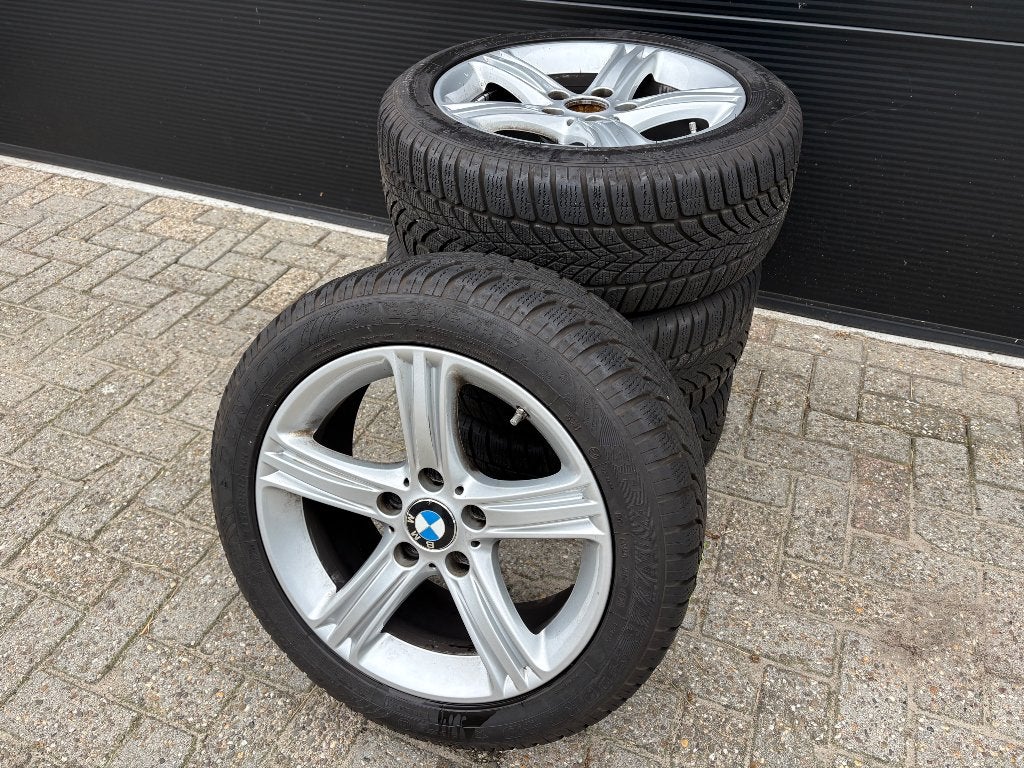 BMW 4-serie OEM 17 inch winterset RFT 225-50-17, Ophalen, Gebruikt, Banden en Velgen, 17 inch