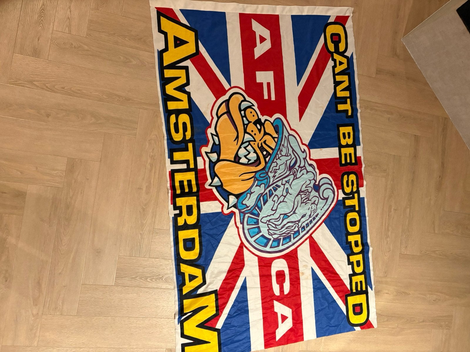 AFCA vlag, Ophalen of Verzenden, Zo goed als nieuw, Ajax, Shirt