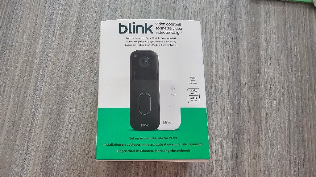 Blink Video Deurbel Incl Module! NIEUW! Van 65 voor 45!, Huis en Inrichting, Deurbellen, Ophalen of Verzenden, Bewegingsdetectiesensor