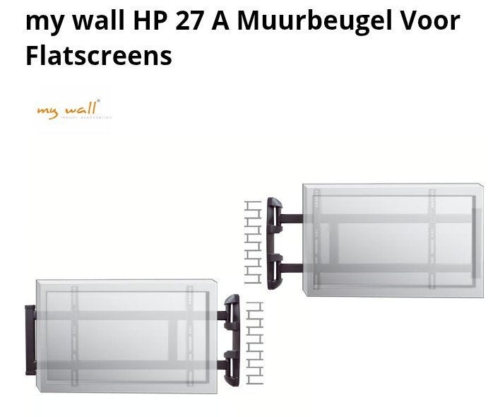 Tv muurbeugel, Ophalen of Verzenden, Zo goed als nieuw