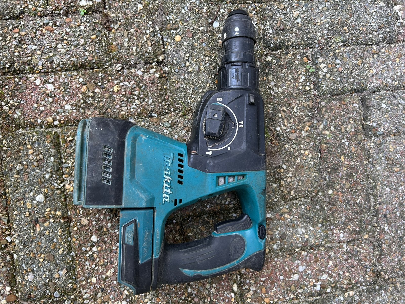 Makita DHR243 Accu klopboormachine / hamer, Boor- en/of Breekhamer, Ophalen of Verzenden, Klopboormechanisme, Gebruikt