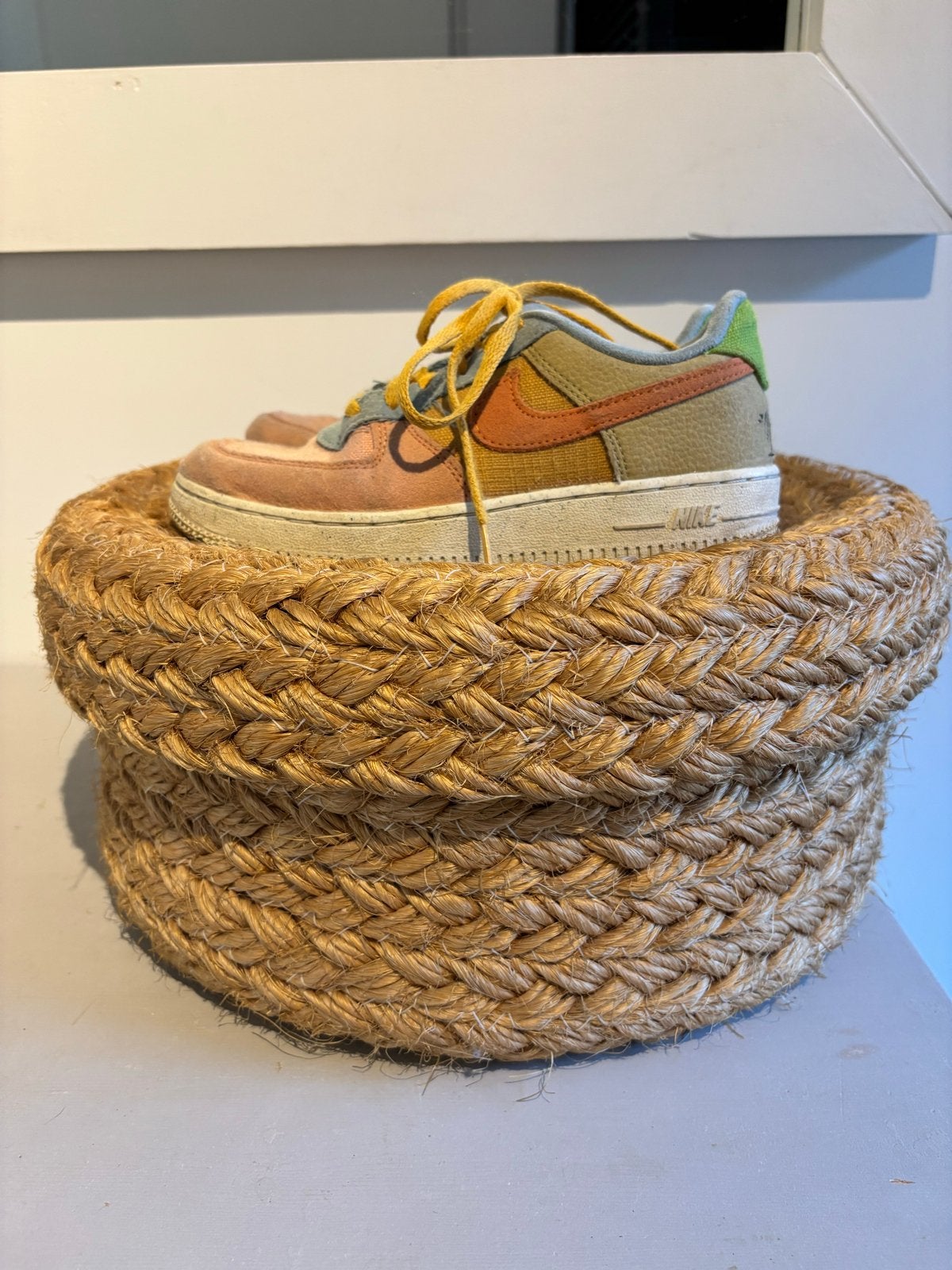 Nike Air Force 1 LV8 Next Nature "Sun Club" - Maat 33,5, Ophalen of Verzenden, Gebruikt, Jongen of Meisje, Sportschoenen