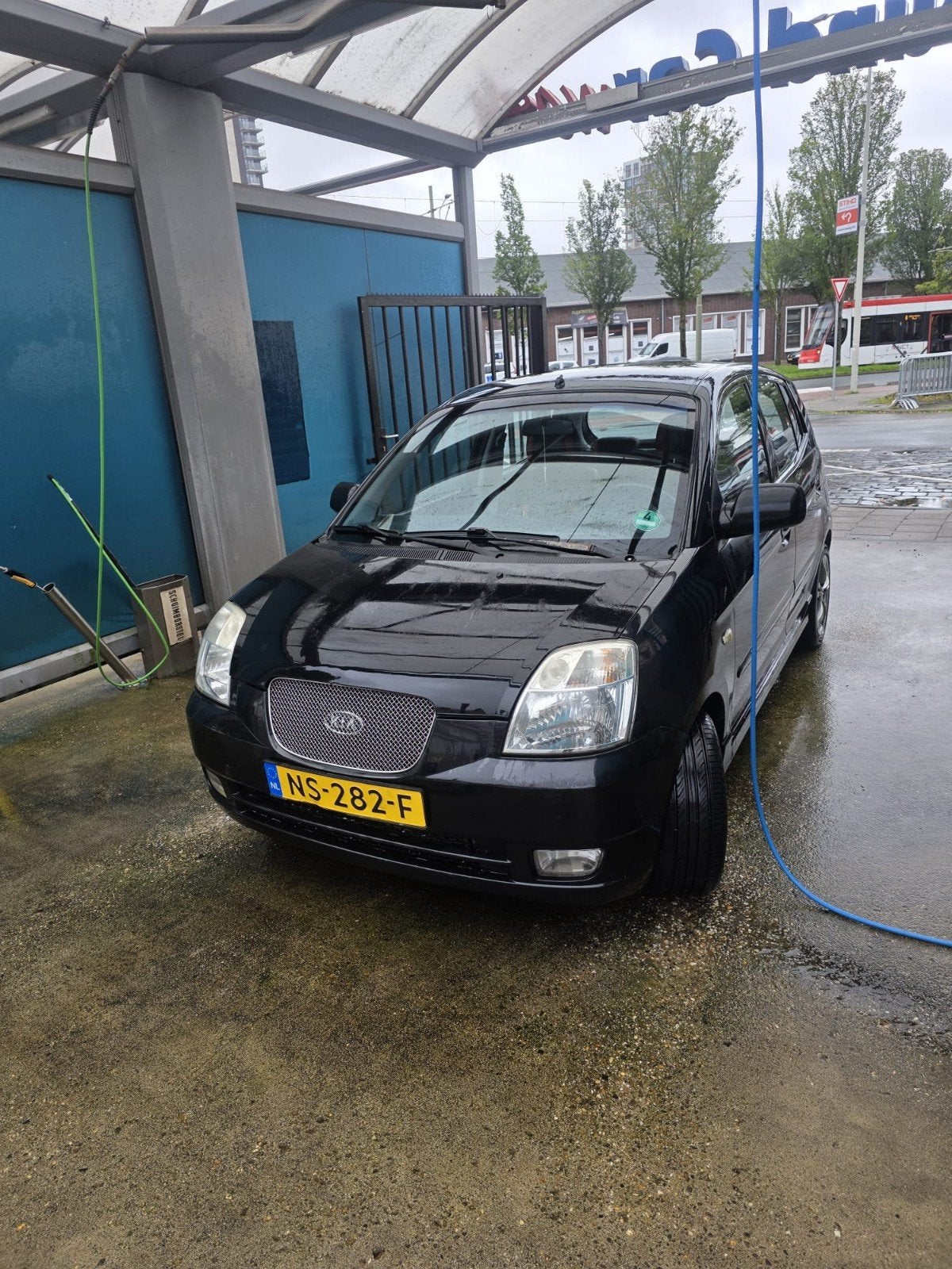 Kia Picanto 1.1 ex 48KW 2005 Zwart, 4 cilinders, Zwart, Handgeschakeld, 19 km/l