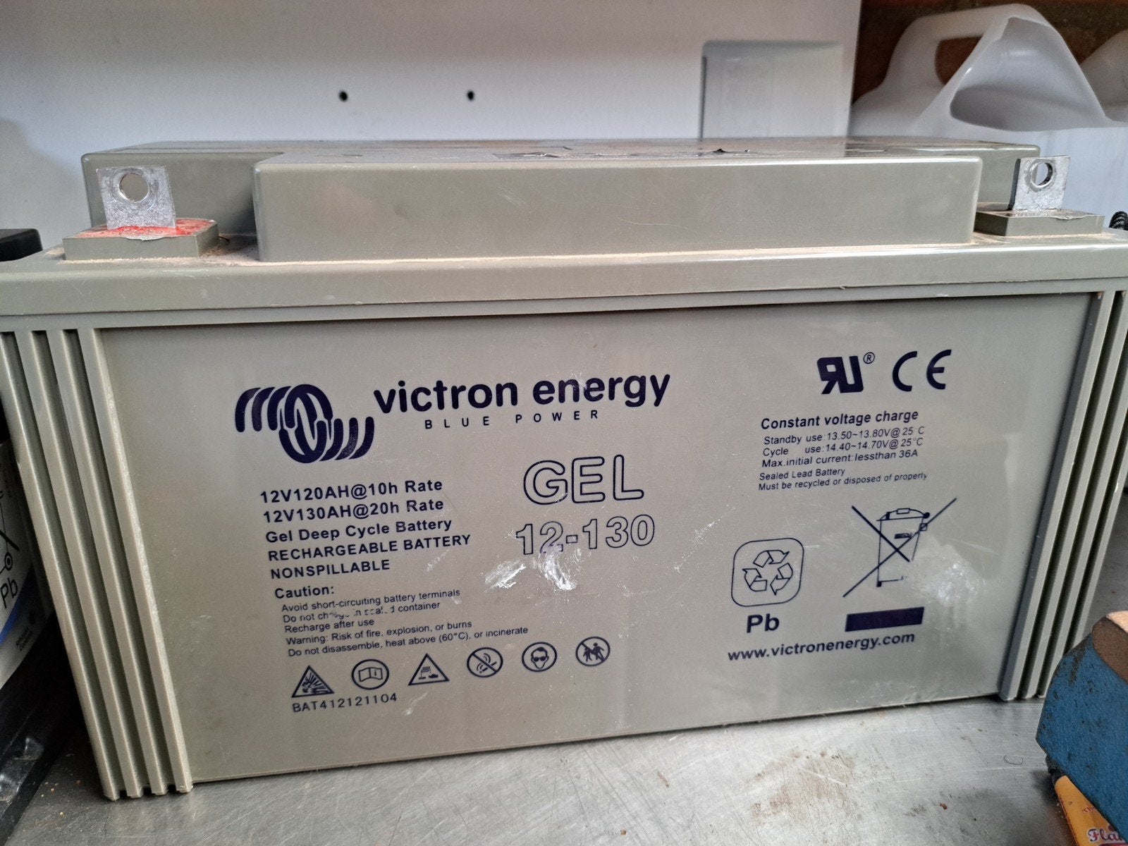 Victron Energy GEL Accu 12V 130Ah Deep Cycle Batterij