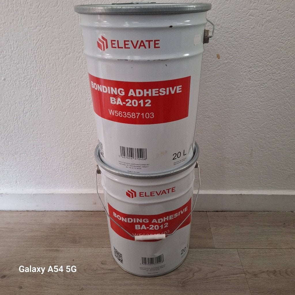 2x Elevate Bonding Adhesive BA-2012 20L – Nieuw en ongeopend, Ophalen, Overige materialen, Overige kleuren, Overige typen