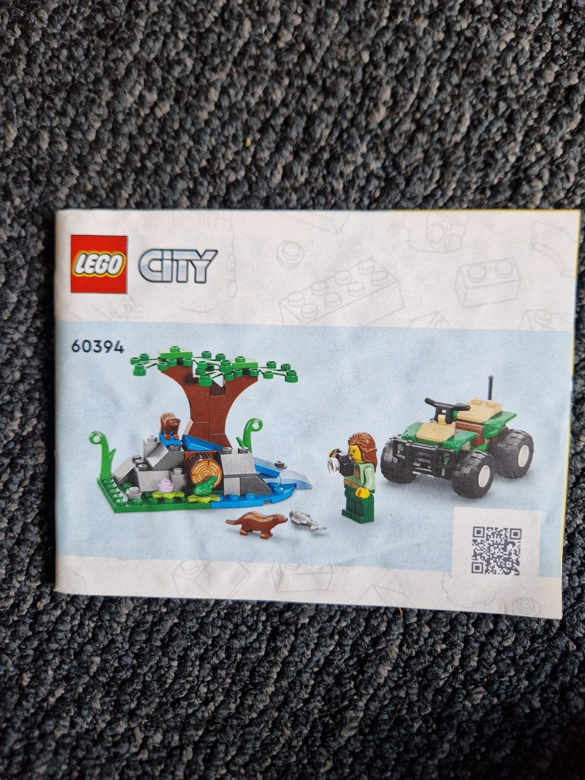 LEGO City 60394 Quad en Otter Habitat Instructieboekje, Ophalen of Verzenden