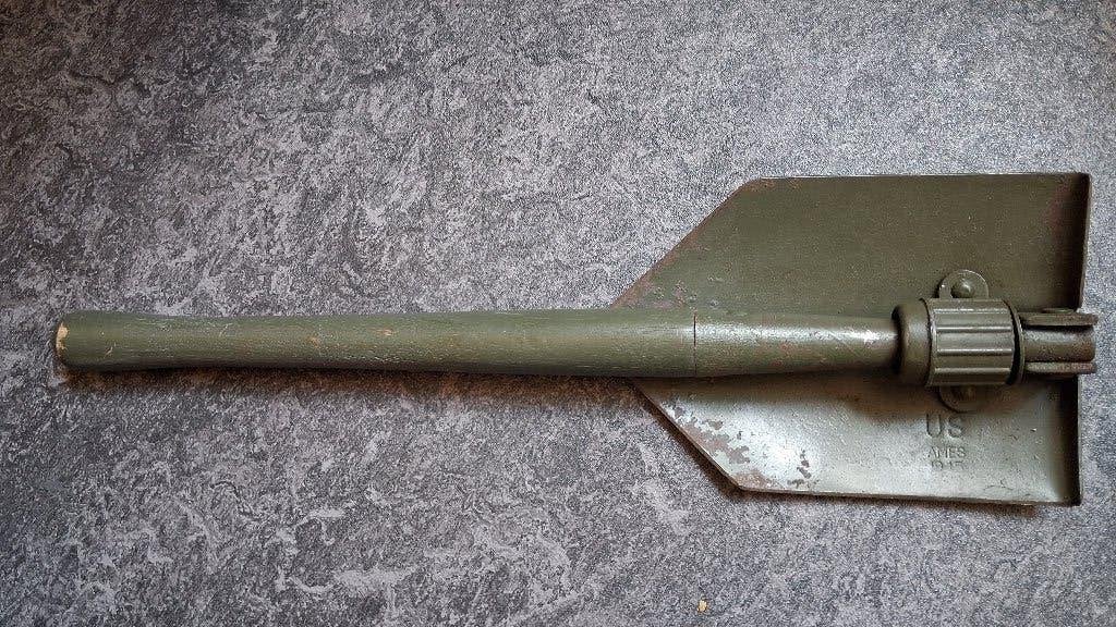 pionierschep US AMES 1945, Verzamelen, Militaria | Algemeen, Ophalen of Verzenden, Landmacht, Amerika, Overige typen