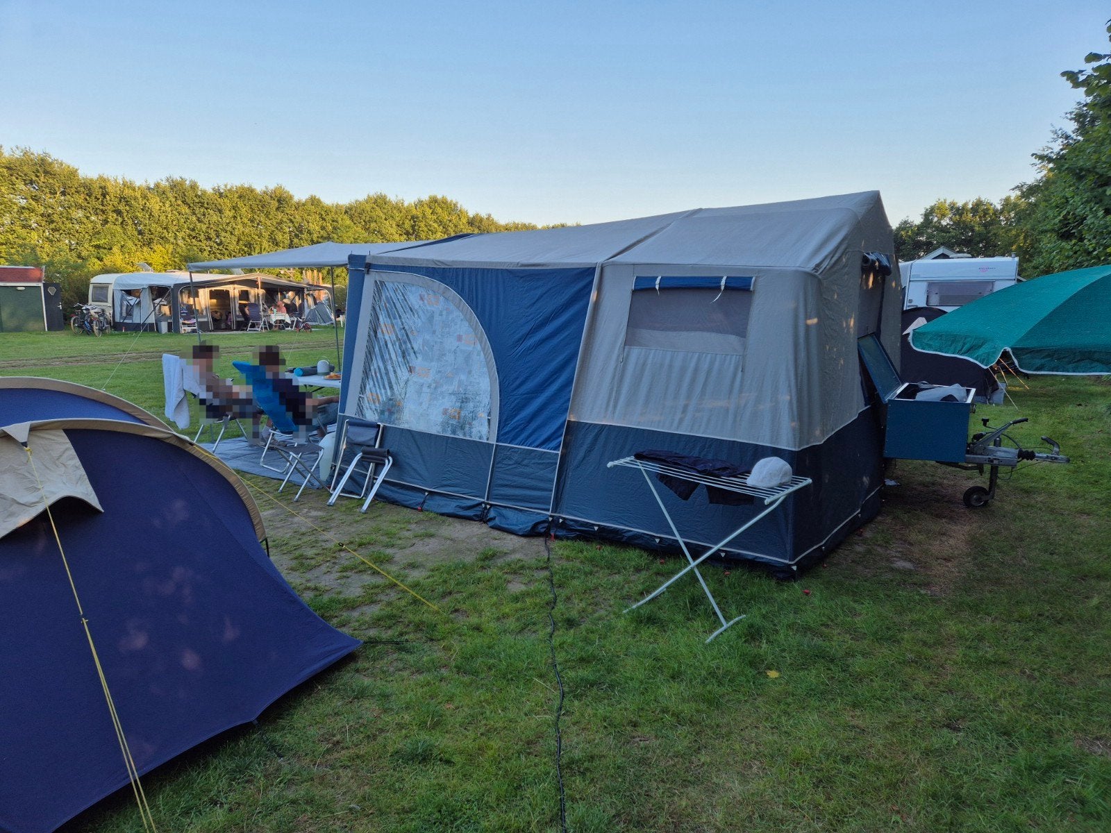 Gerjak Tago Ranger vouwwagen met voortent en luifel, Ophalen, Meerkleurig, Aanwezig, Meer dan 6