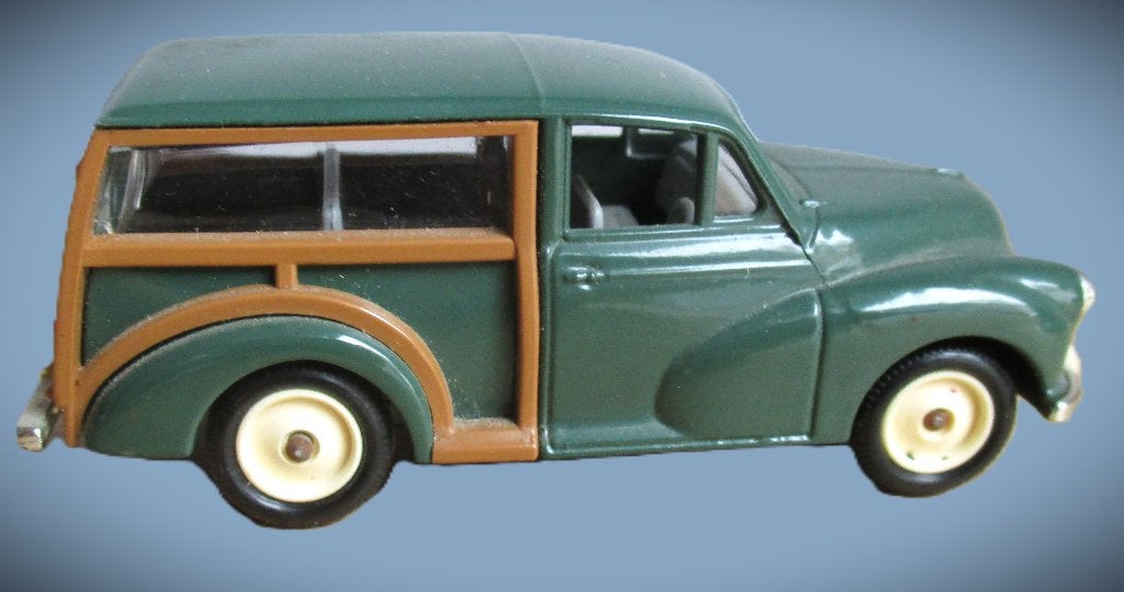 Morris Minor Traveller modelauto - Groen~Lledo~Auto, Ophalen of Verzenden, Zo goed als nieuw, Auto, Overige merken