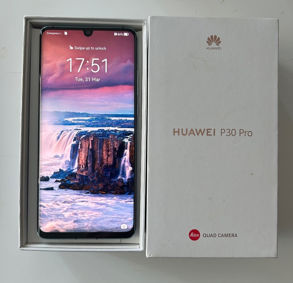 Te koop/ruilen en ZGAN Huawei P30 pro 128gb met Android, Blauw, Ophalen of Verzenden, Zo goed als nieuw, Zonder simlock