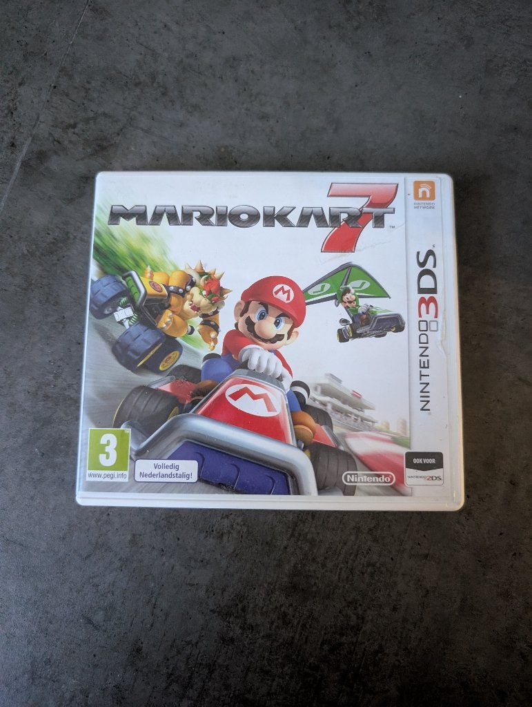 Mario kart 7 3DS, 1 speler, Racen en Vliegen, Ophalen of Verzenden, Zo goed als nieuw