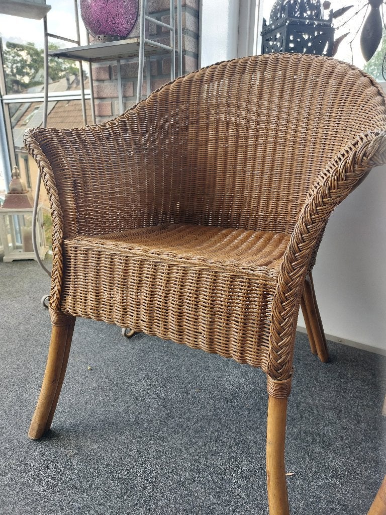 Stoel rieten, Huis en Inrichting, Stoelen, Ophalen, Gebruikt, Overige kleuren, Riet of Rotan