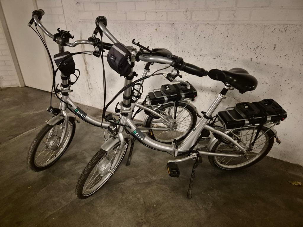 Beixo elektrische vouwfietsen, Ophalen of Verzenden, Zo goed als nieuw, 20 inch of meer, Gazelle