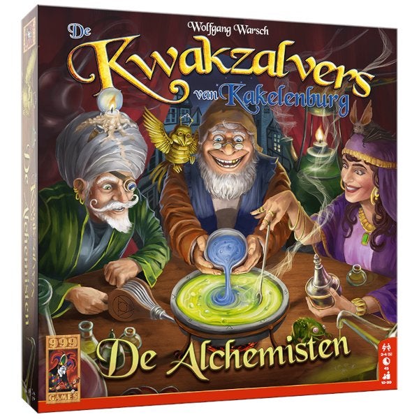 De Kwakzalvers van Kakelenburg De Alchemisten 999 Games, 999 Games, Nieuw, Ophalen of Verzenden, Vijf spelers of meer