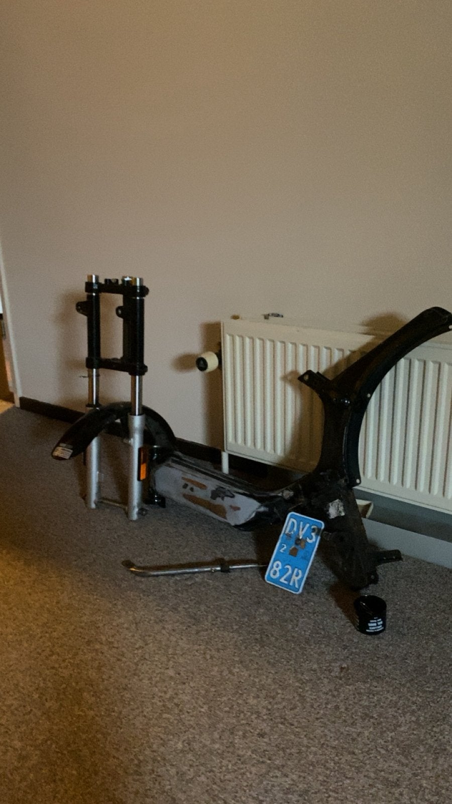 Tomos frame op blauw kenteken, Fietsen en Brommers, Ophalen of Verzenden, Gebruikt
