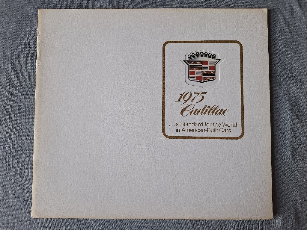 Brochure CADILLAC - 1975 USA, Verzenden, Zo goed als nieuw, Overige merken