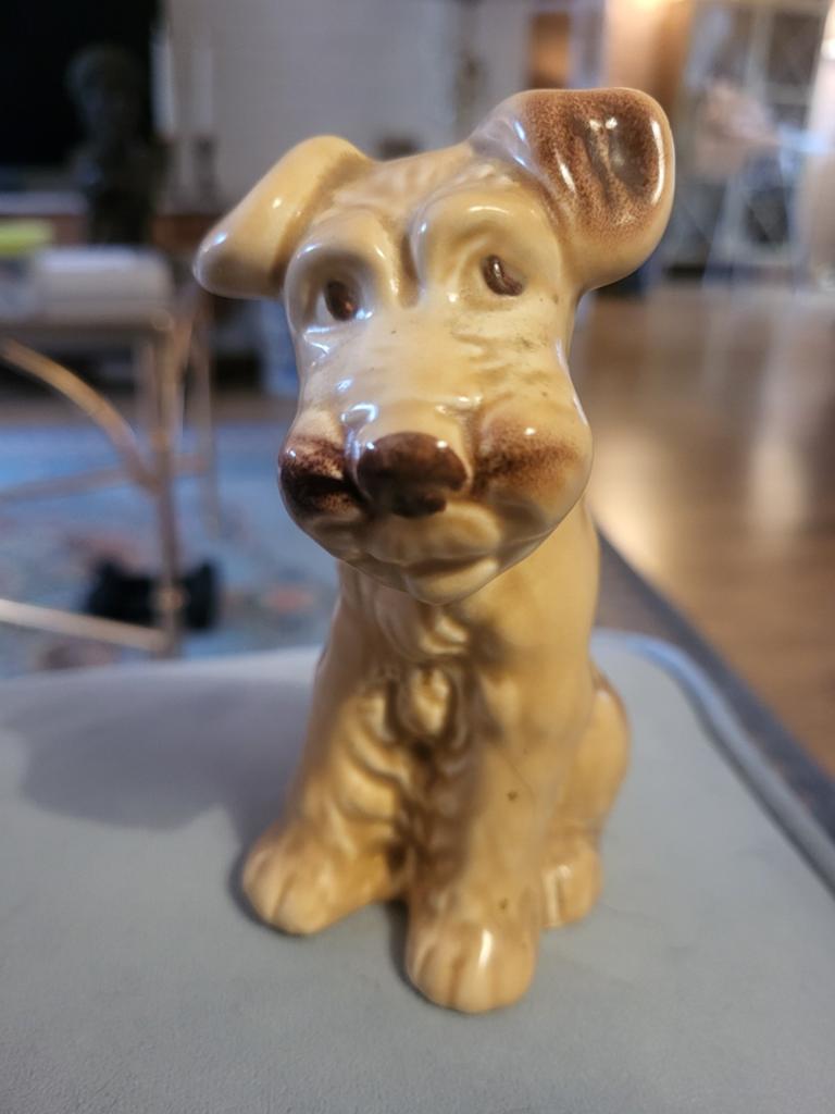 Engels beeldje terrier van Sylvac, Ophalen of Verzenden, Zo goed als nieuw, Dier