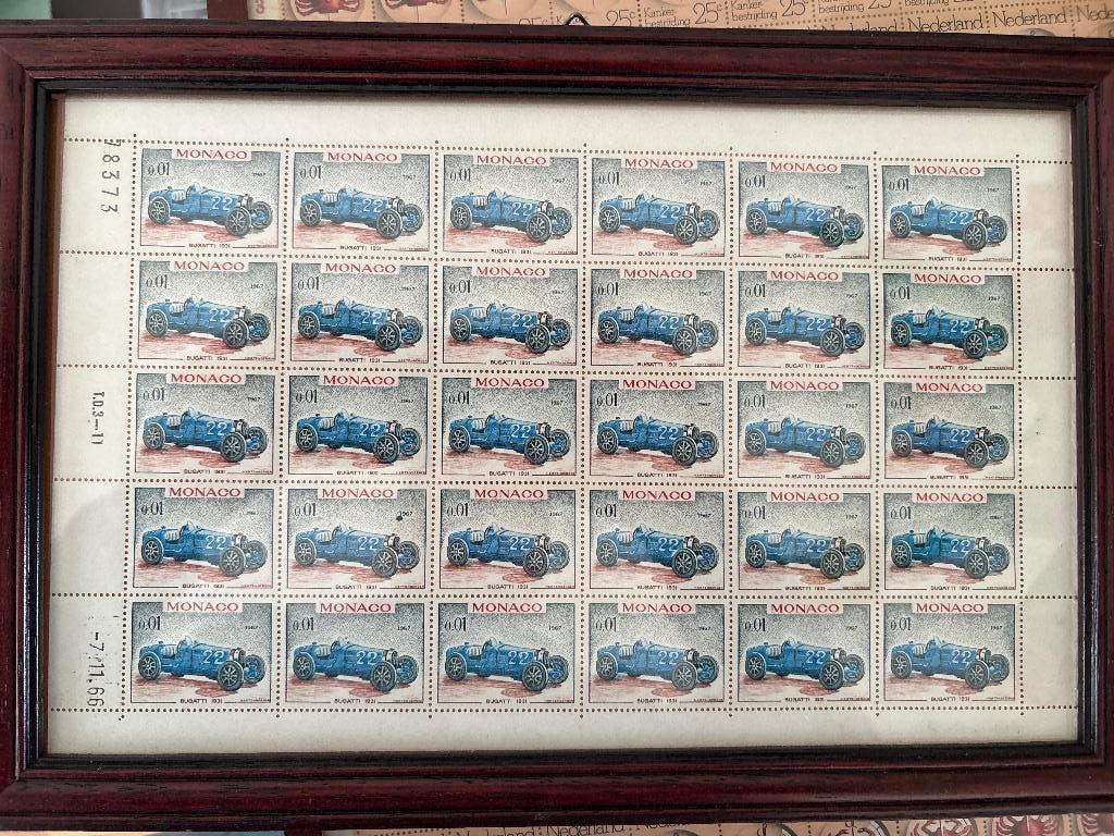 Postzegels Bugatti Monaco 1967, Ophalen, Onbeschreven, Europa