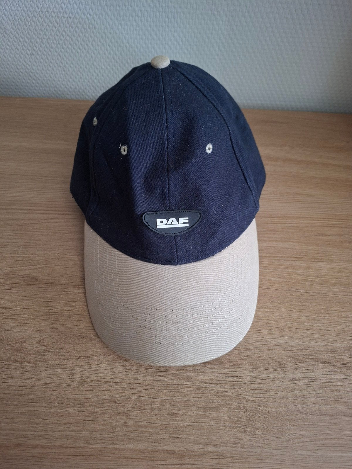 DAF pet - Donkerblauw met beige klep, DAF, One size fits all, Ophalen of Verzenden, Pet