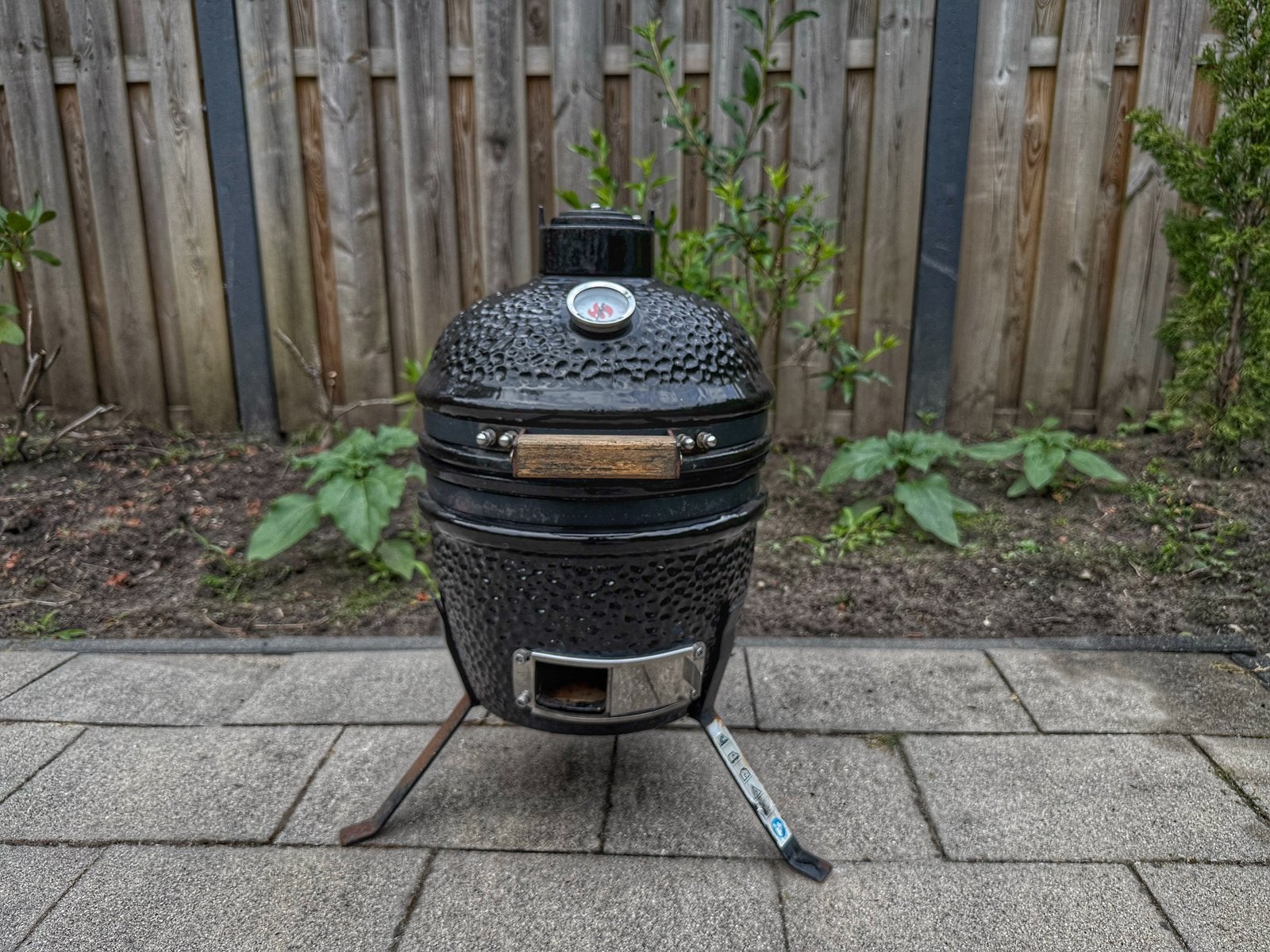 Grill Chef Kamado 13 inch – Zwart – Goede staat, Ophalen, Zo goed als nieuw