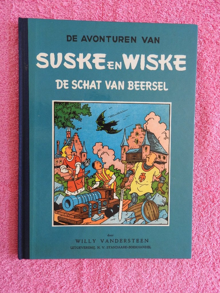Suske en Wiske - De schat van Beersel - Blauwe reeks - 1e dr, Boeken, Eén stripboek, Ophalen of Verzenden, Zo goed als nieuw