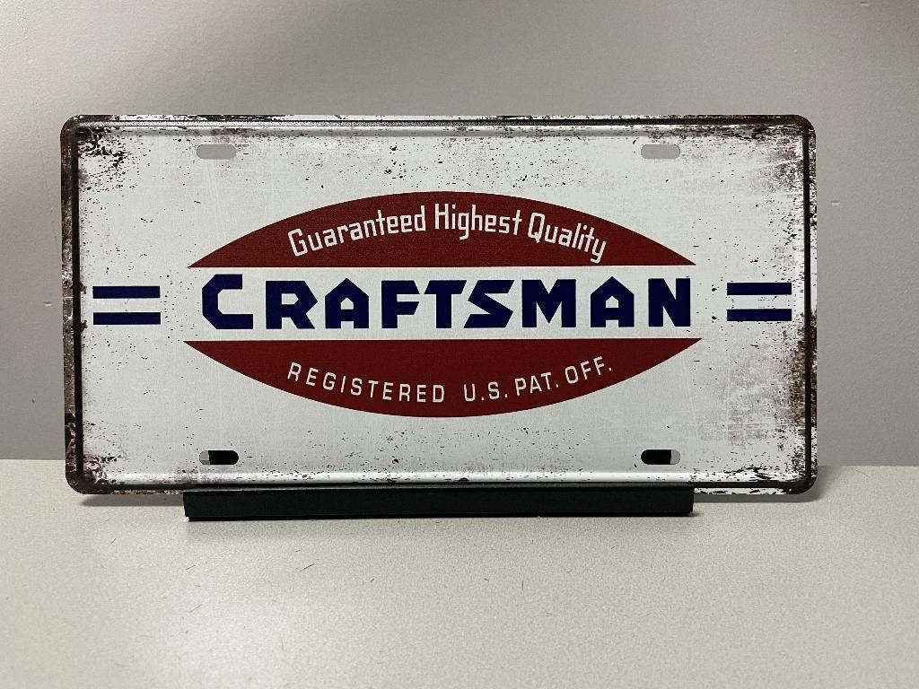 Craftsman , Guaranteed Highest Quality metalen reclamebord, Www.pand50.nl, Reclamebord, Ophalen of Verzenden, Printer 29B Coevorden