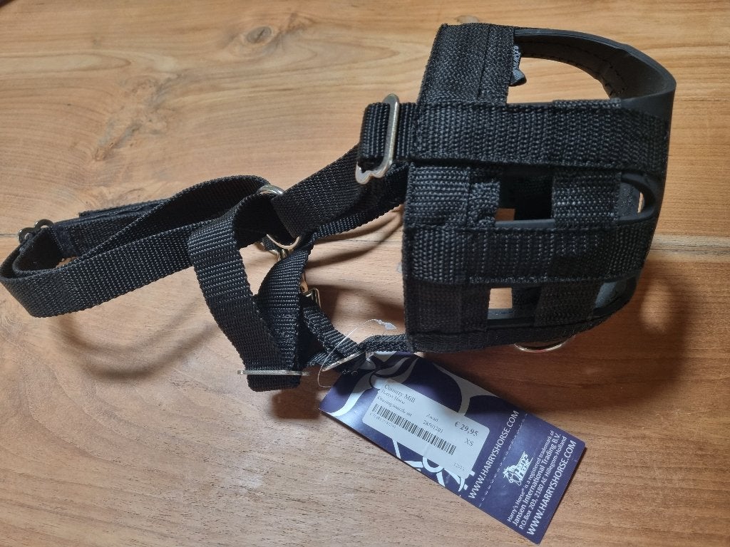 graasmasker shetlander, Dieren en Toebehoren, Harry's Horse, Nieuw, Zwart, Masker/net