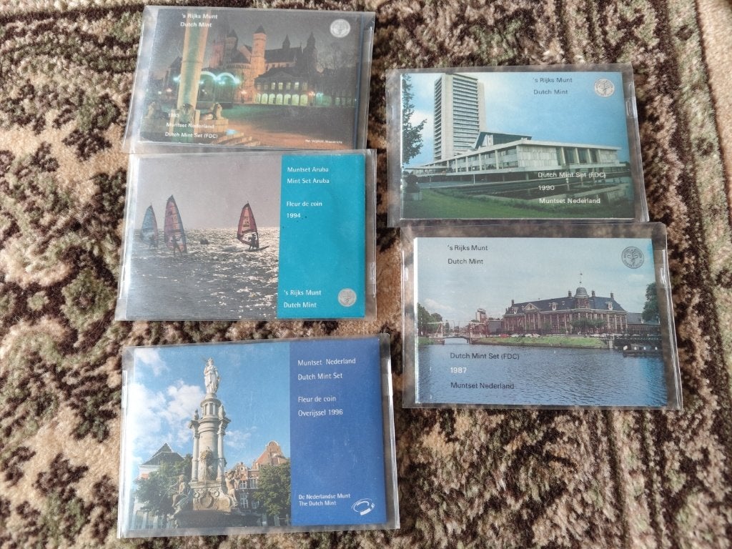 5 x Guldenset, Ophalen of Verzenden, Koningin Beatrix, Setje