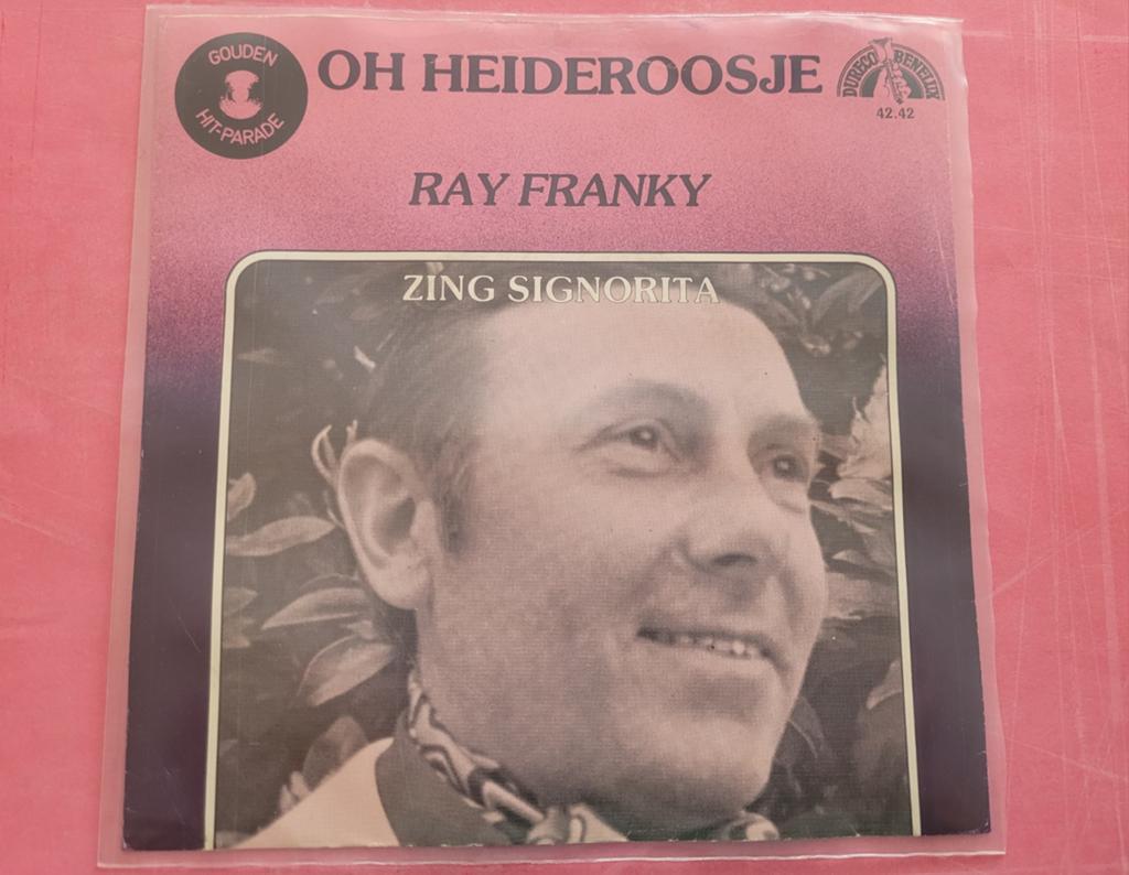Ray Franky - Oh Heideroosje - Zing Signorita., Ophalen, Zo goed als nieuw, Overige formaten, Levenslied of Smartlap