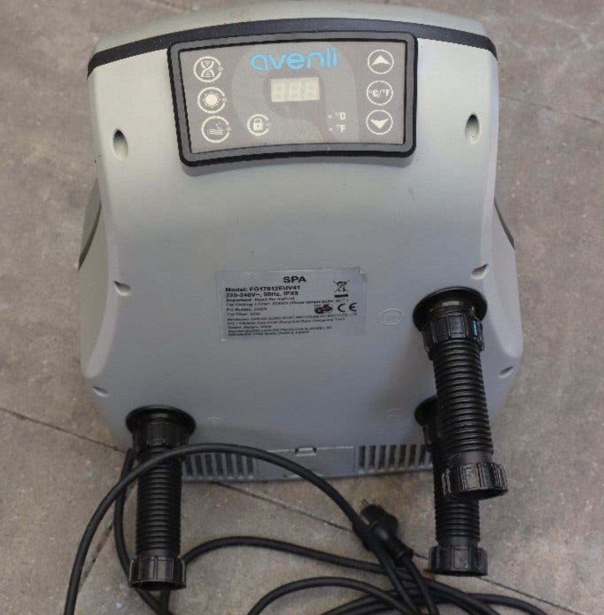 Avenli Spa pomp en filter unit FG17612EUV41, Ophalen, Zo goed als nieuw, Zwembadpomp