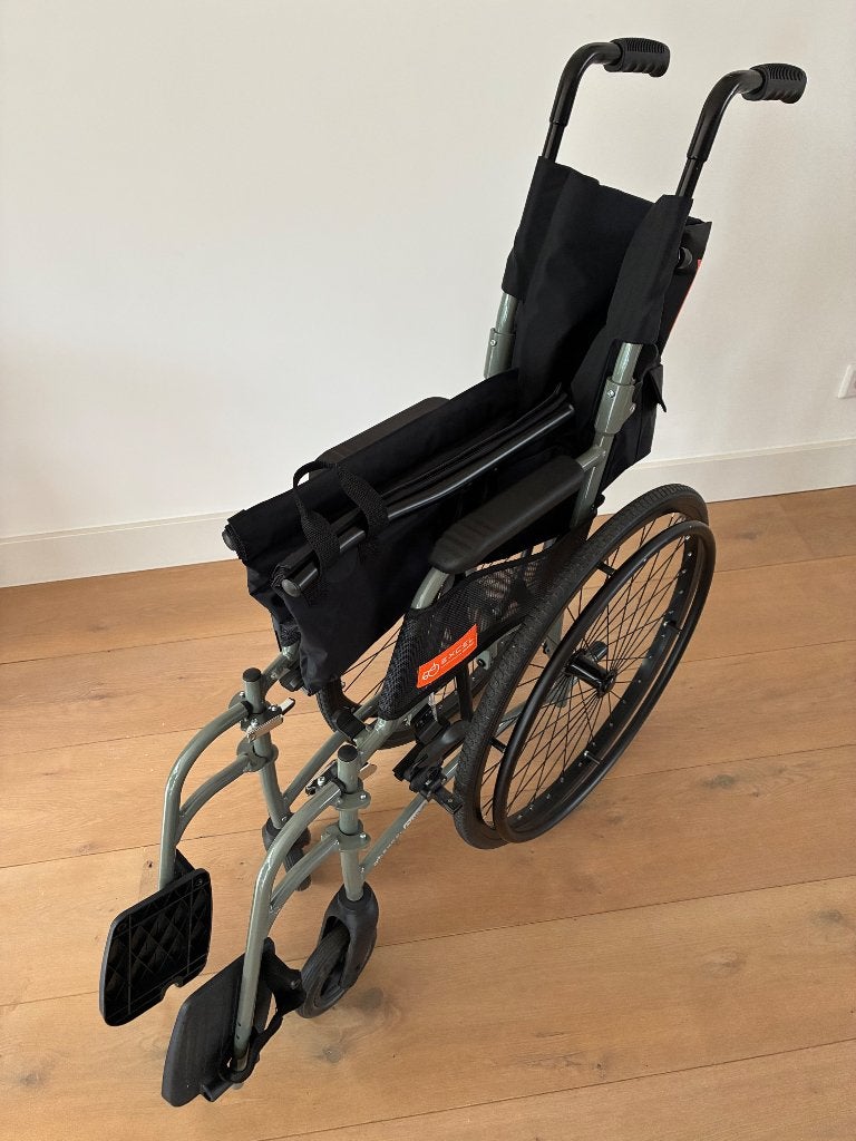 Rolstoel Excel Curve 24”, Diversen, Ophalen, Inklapbaar, Zo goed als nieuw, Duwrolstoel